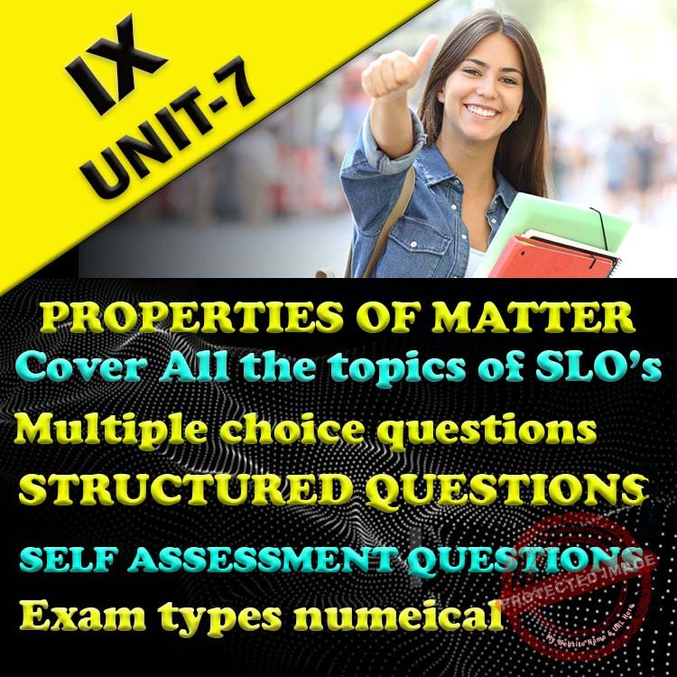 unit 7 PROPERTIES OF MATTER copy
